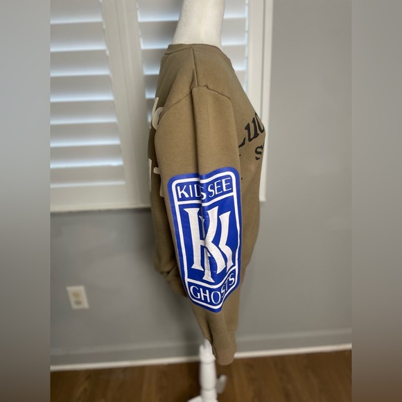 Camp Flog Gnaw Sweatshirt Adult L Lucky Me I See Ghosts Kid Cudi Nov 11 Kanye - Picture 5 of 16